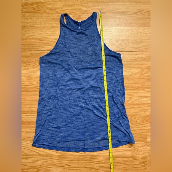 Lululemon Trapeze Twist Tank Heathered Harbor Blue - Picture 6 of 7